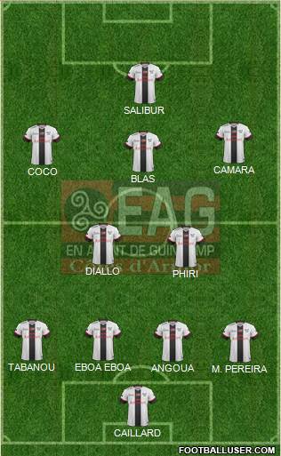 En Avant de Guingamp football formation