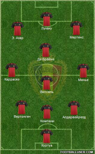 Belgium Formation 2018