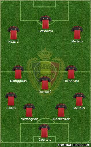 Belgium Formation 2018