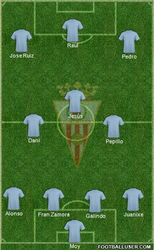 Algeciras C.F. football formation