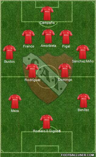 Independiente Formation 2018