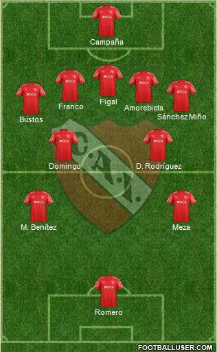 Independiente Formation 2018