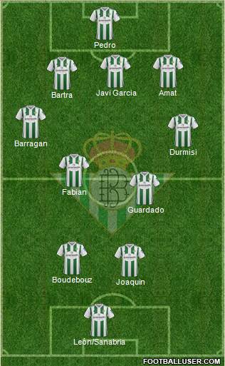 Real Betis B., S.A.D. Formation 2018