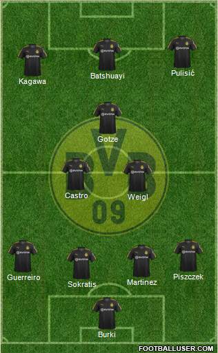 Borussia Dortmund Formation 2018
