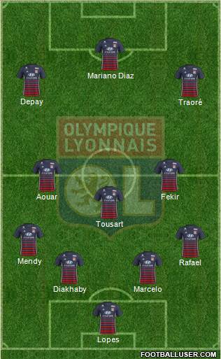 Olympique Lyonnais Formation 2018
