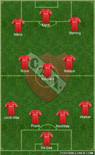 Independiente Formation 2018