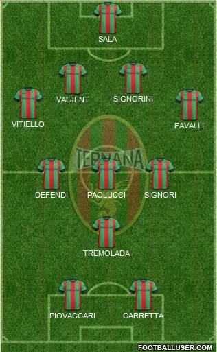 Ternana Formation 2018