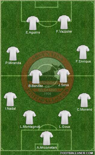Defensores de Belgrano Formation 2018