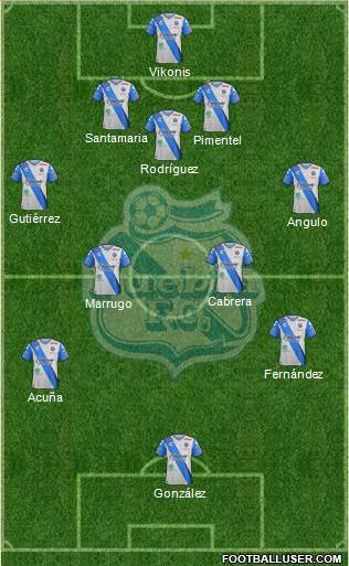 Club Puebla de la Franja Formation 2018