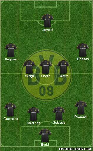 Borussia Dortmund Formation 2018
