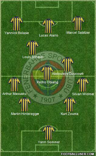 Fenerbahçe SK Formation 2018