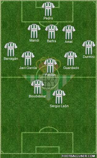 Real Betis B., S.A.D. Formation 2018