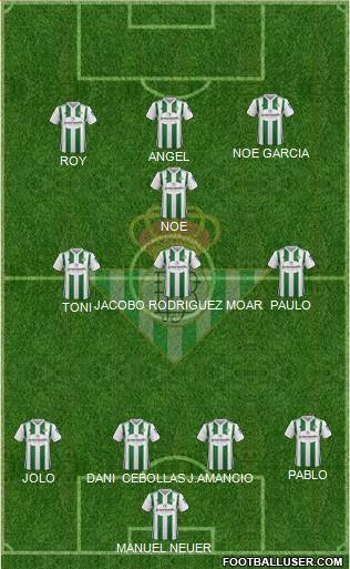 Real Betis B., S.A.D. Formation 2018