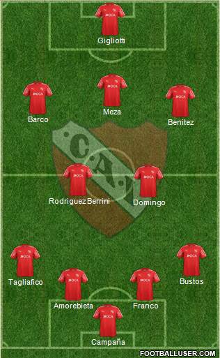 Independiente Formation 2018