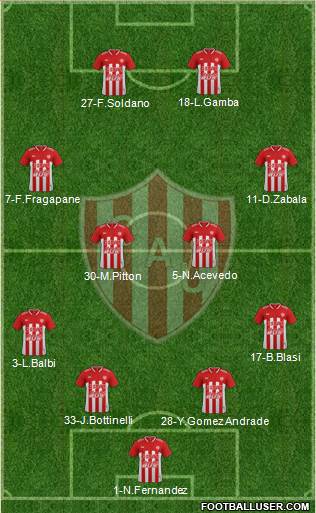Unión de Santa Fe Formation 2018