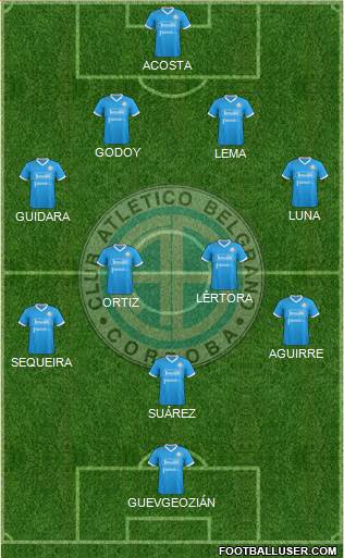 Belgrano de Córdoba Formation 2018