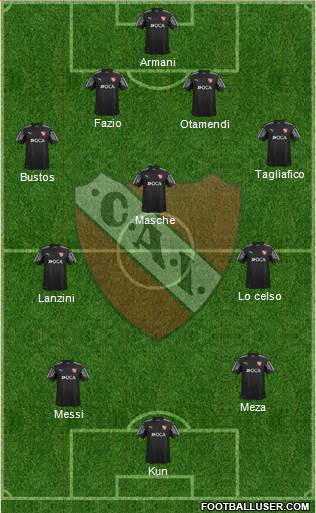 Independiente Formation 2018