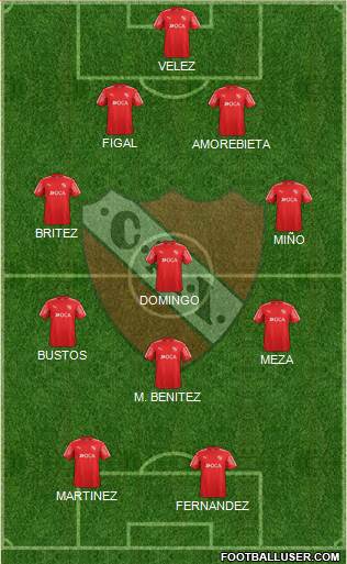 Independiente Formation 2018