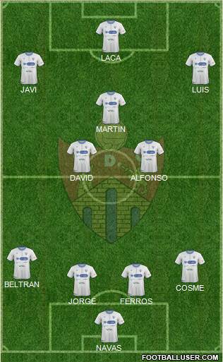 C.D. Ourense Formation 2018