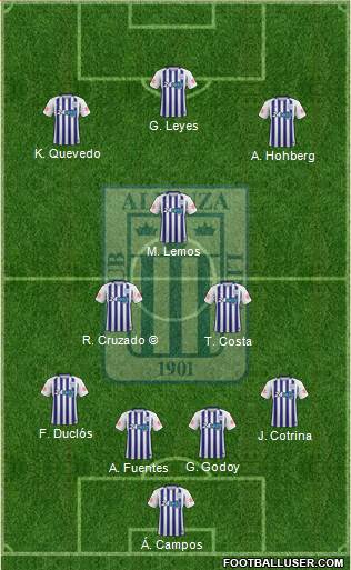 C Alianza Lima Formation 2018