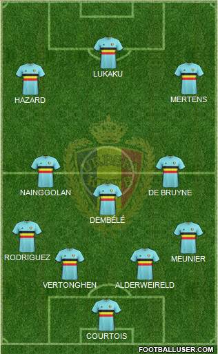 Belgium Formation 2018