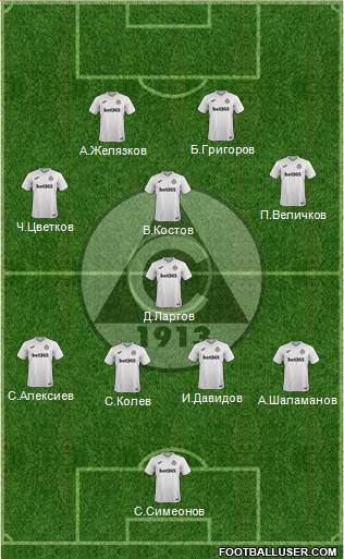 Slavia (Sofia) football formation