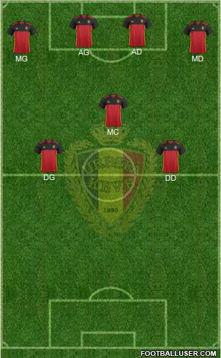 Belgium Formation 2018