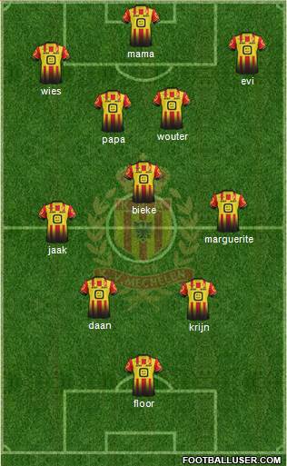 Yellow Red KV Mechelen Formation 2018