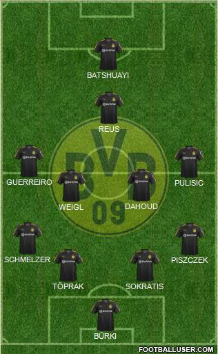 Borussia Dortmund Formation 2018