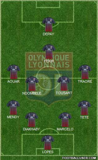 Olympique Lyonnais Formation 2018