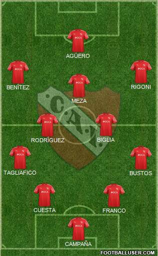 Independiente Formation 2018