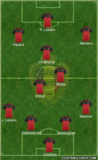 Belgium Formation 2018