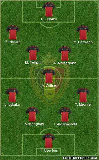 Belgium Formation 2018