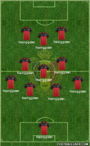 Belgium Formation 2018