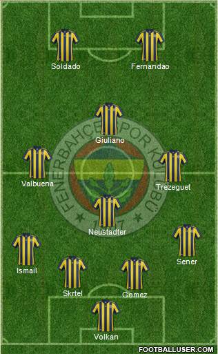 Fenerbahçe SK Formation 2018
