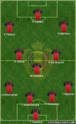 Belgium Formation 2018