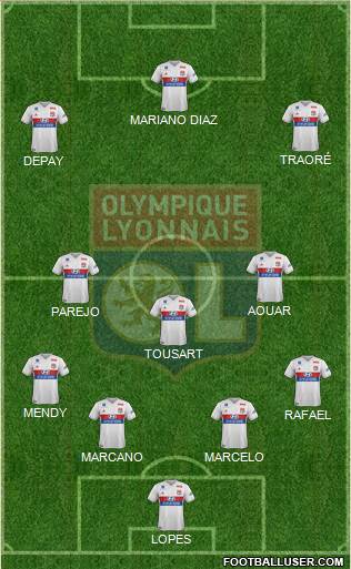 Olympique Lyonnais Formation 2018