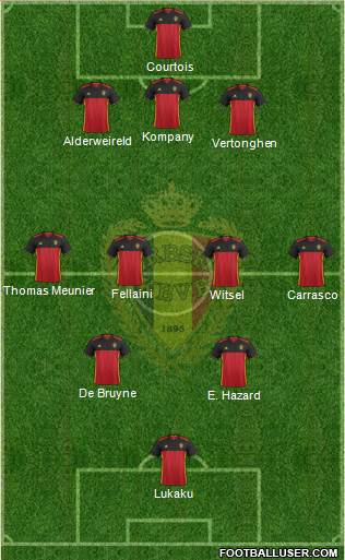 Belgium Formation 2018