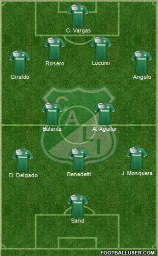 AC Deportivo Cali Formation 2018