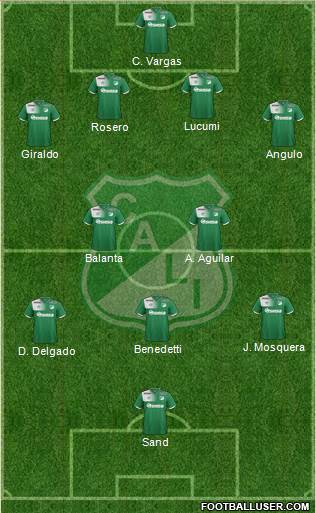 AC Deportivo Cali football formation