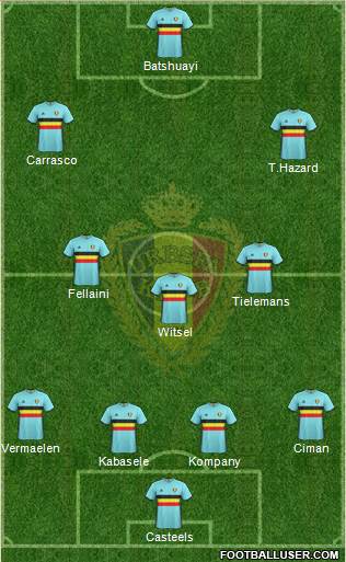 Belgium Formation 2018