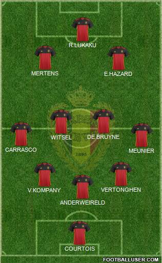 Belgium Formation 2018