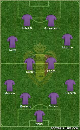 Belgium Formation 2018