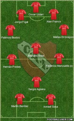 Independiente Formation 2018