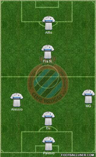 Club Brugge KV Formation 2018
