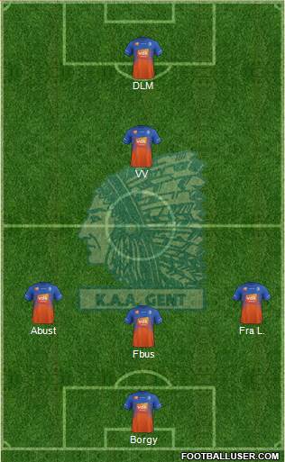KAA Gent Formation 2018