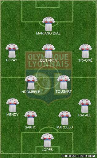 Olympique Lyonnais Formation 2018