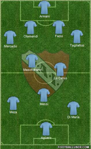 Independiente Formation 2018
