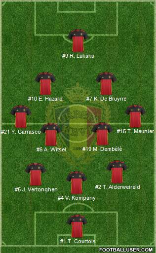 Belgium Formation 2018