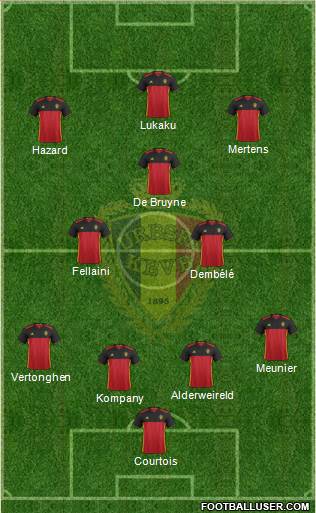 Belgium Formation 2018
